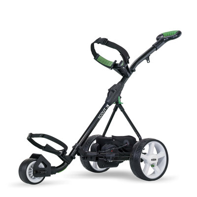 HB Scout Electric Golf Trolley in Black