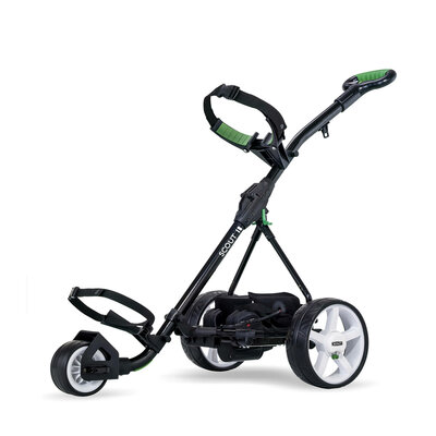 HB Scout Electric Golf Trolley in Black